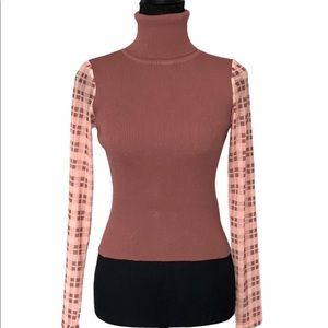 Zara Combination Knit Sweater